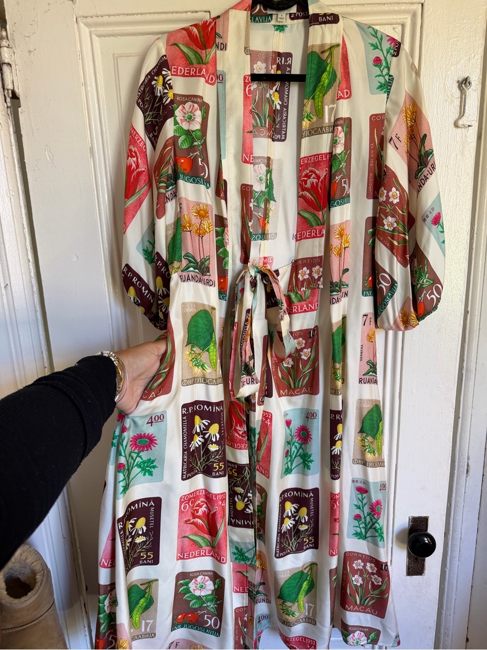 Stunning unique unicorn rare Oroton floral print wrap dress - Picture 8 of 11